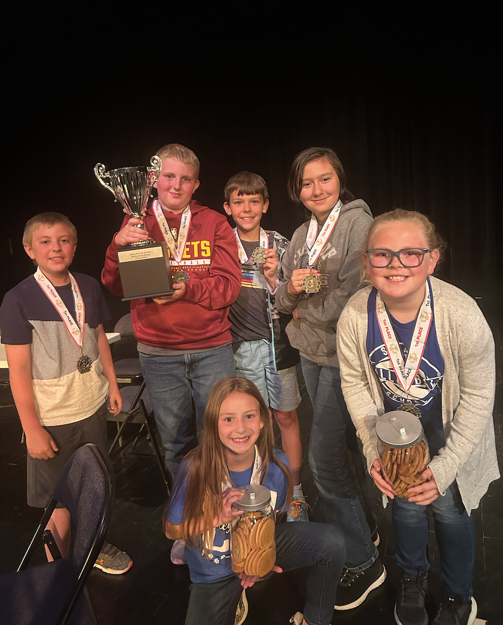 Students from the Wiley School District won the first-ever Battle of the Books. 