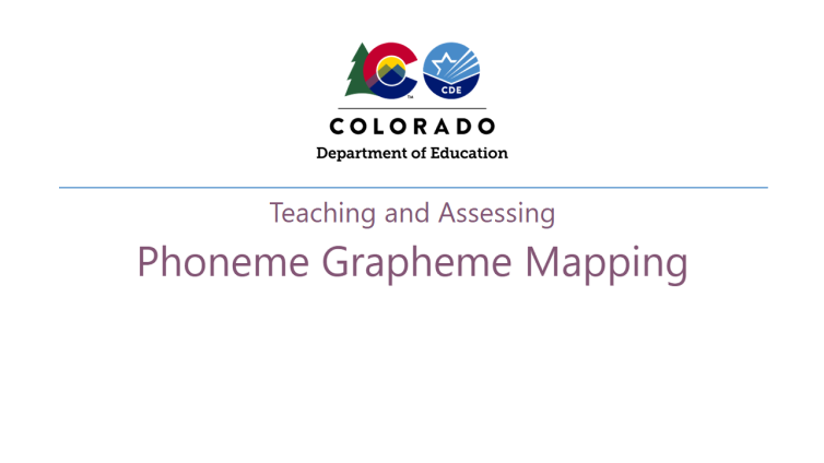 phoneme grapheme mapping