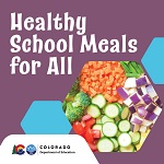 Healthy School Meals for All social media icon English