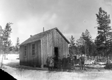 One Room School Near Telluride 