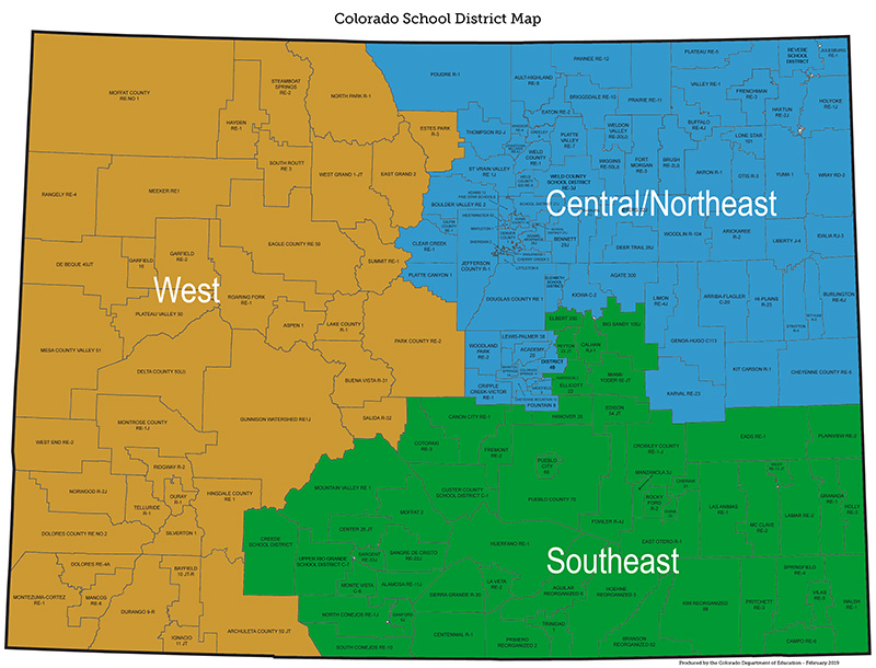 Educator Recruitment and Retention Regional Map 2025