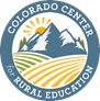 this is the logo for the Colorado Center for Rural Education