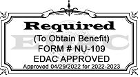 edac approval stamp for annual renewal of ffvp applications