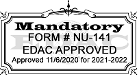 AR NU-141 EDAC Stamp