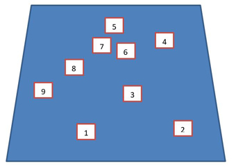 Colorado map with location of 13 ICAP Facilitators