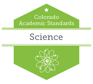 Graphic to represent Colorado Academic Standards science content area