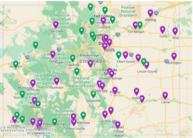 Growing Readers Together Map 2023