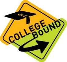 Traffic Sign with Words College Bound