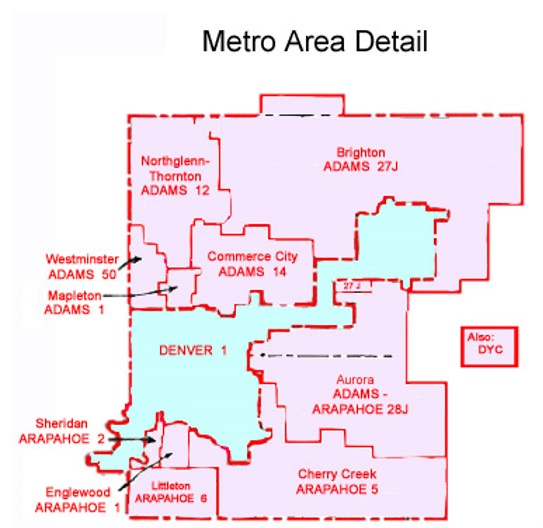 Image of Transition Regional Map - Denver Metro