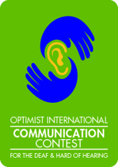 optimist international communication contest logo
