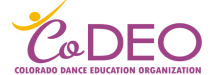 Colorado Dance Education Organization Logo