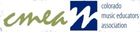 Colorado Music Educator’s Association logo