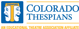 A decorative logo for the Colorado State Thespians.