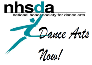 A decorative logo for the National Honor Society for Dance Arts.