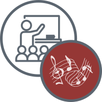 Graphic for instructional support for music