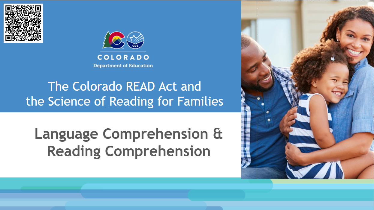 Image of Parents and a Child on Comprehension for Parents Introduction Slide