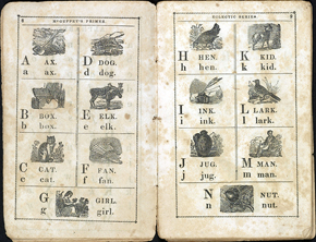 McGuffeys Smaller Eclectic Primer ~ 1849