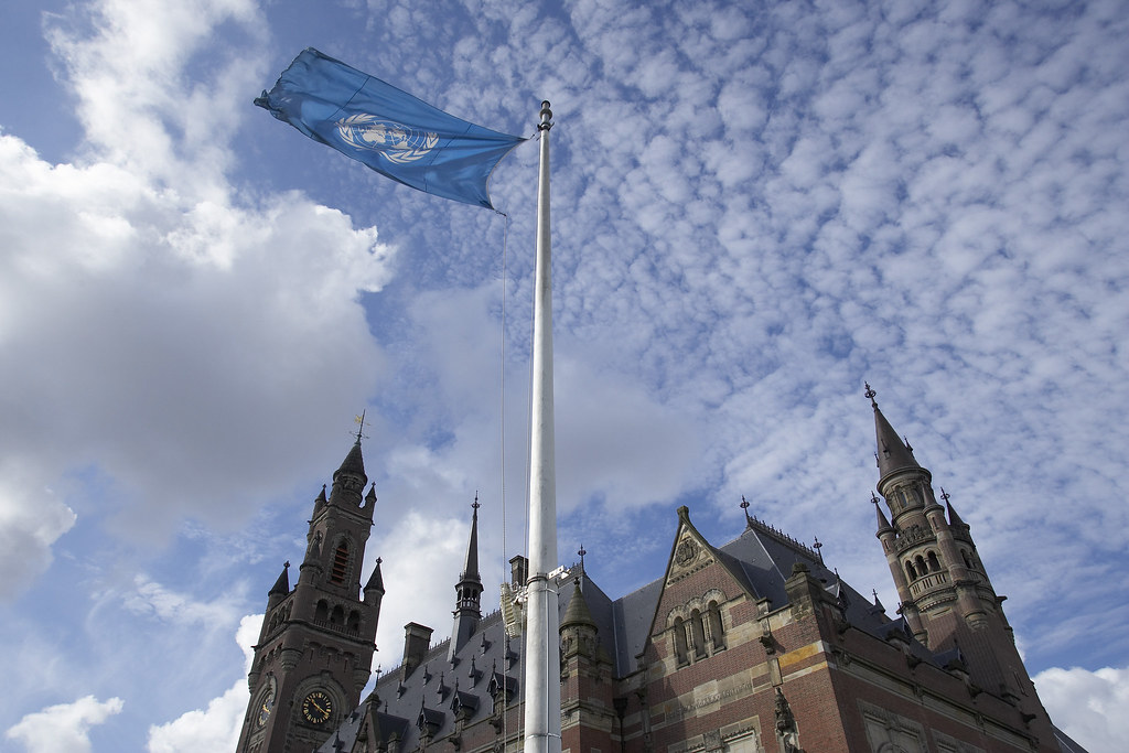 The International Court of Justice at the Hague, where prosecutions took place related to the Srebrenica Massacre.