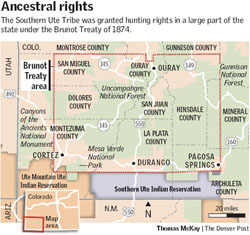 Brunot Agreement Map