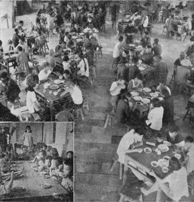 In the beginning, commune members were able to eat for free at the commune canteens. This changed when food production slowed to a halt