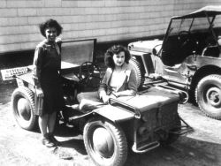 Mary E. Davis, a Friend and an Army Jeep