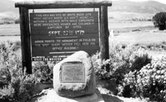 Meeker Memorial Marker