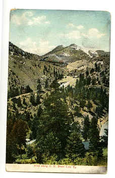 Postcard Cripple Creek Short Line.
