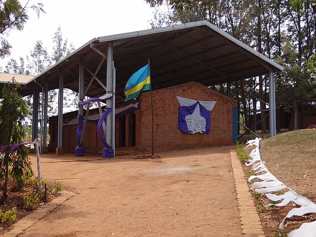 Ntarama's former Catholic church is now a memorial site. 5,000 people were massacred there on 15 April 1994 during the Rwandan genocide. This memorial centre is one of six major centres in Rwanda that commemorate the Rwandan genocide.