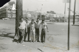Friends in the Auraria neighborhood, 1955.