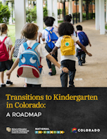 Transitions to Kindergarten A Roadmap