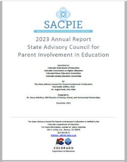 SACPIE 2024 Annual Report cover