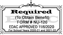 EDAC stamp approval NU-120