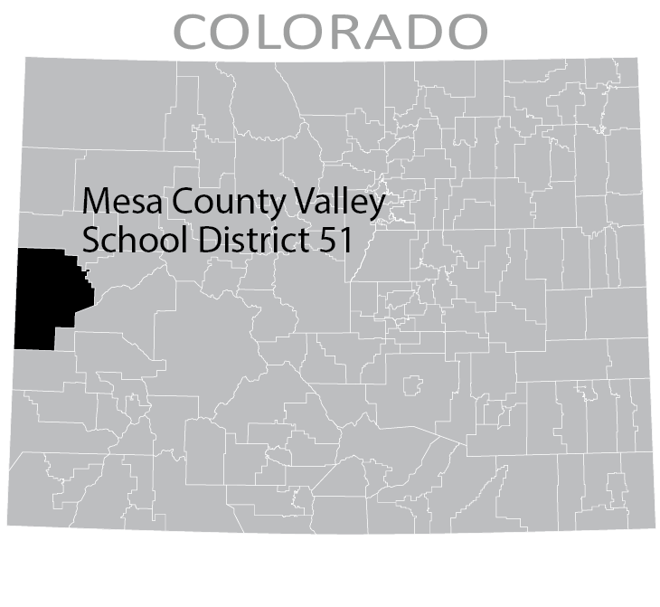 Map of Mesa 51 School District