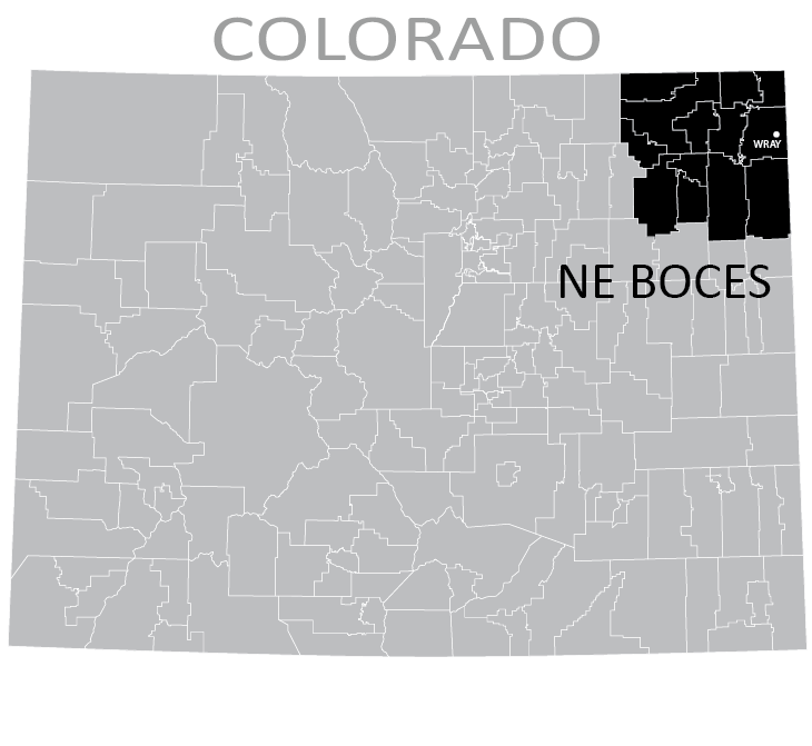 Map of Northeast BOCES