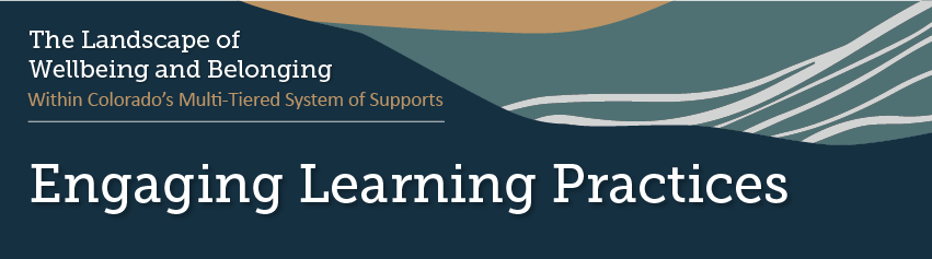 The Landscape of Wellbeing and Belonging — In Colorado's MTSS Systems - Engaging Learning Practices